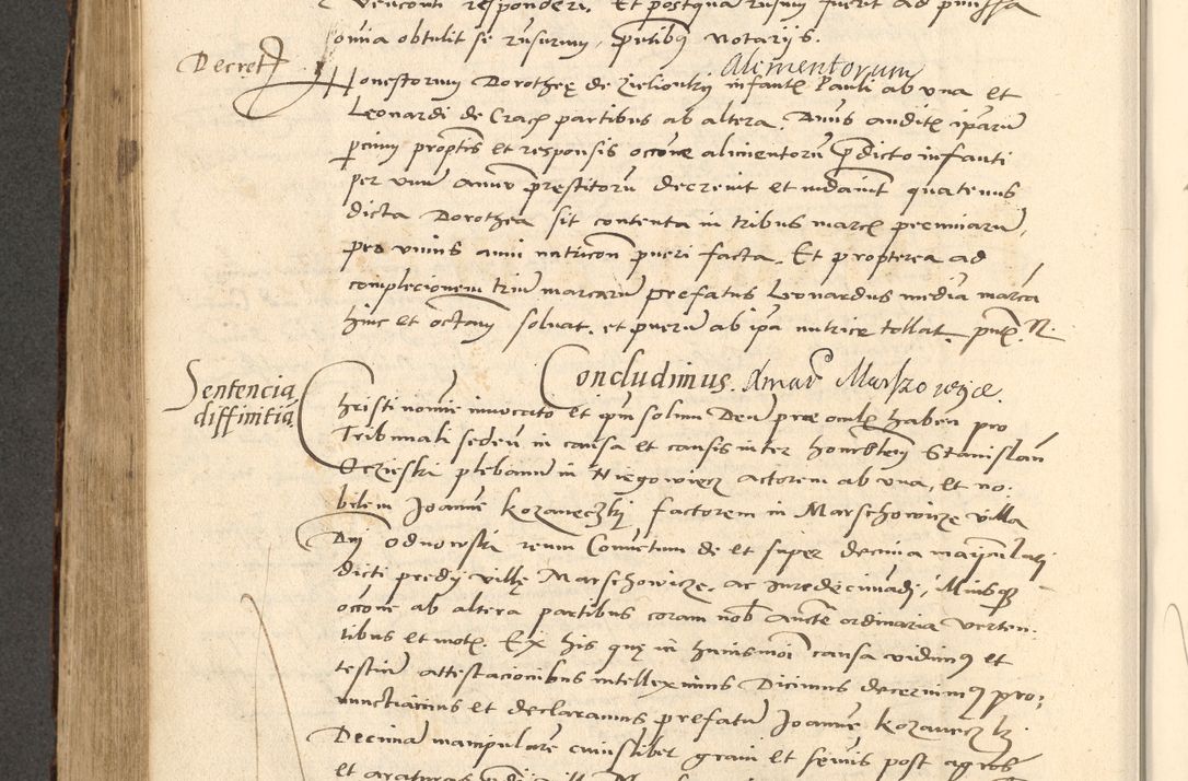 Zdjęcie nr 244 dla obiektu archiwalnego: Acta actorum causarum, sentenciarum et obligationum coram reverendo patre domino Paulo Crassowsky Varschoviensi et Omnium Sanctorum preposito, canonico vicarioque in spiritualibus ex commissione reverendissimi in Christo patris et domini domini Petri Dei gratia episcopi Cracoviensis ac officiali generali Cracoviensi ad annum Domini 1540, cuius indictio est 13, pontificatus sanctissimi in Christo patris et domini nostri domini Pauli divina providencia pape tercii anno sexto a die ac mense infrascriptis feliciter continuantur