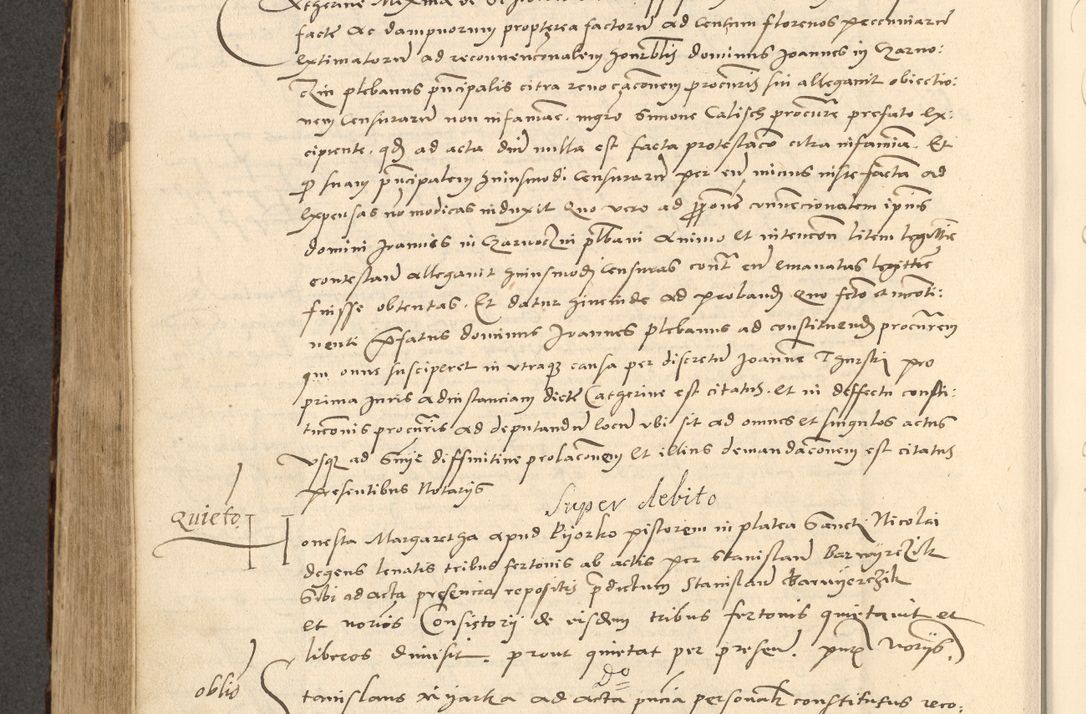Zdjęcie nr 247 dla obiektu archiwalnego: Acta actorum causarum, sentenciarum et obligationum coram reverendo patre domino Paulo Crassowsky Varschoviensi et Omnium Sanctorum preposito, canonico vicarioque in spiritualibus ex commissione reverendissimi in Christo patris et domini domini Petri Dei gratia episcopi Cracoviensis ac officiali generali Cracoviensi ad annum Domini 1540, cuius indictio est 13, pontificatus sanctissimi in Christo patris et domini nostri domini Pauli divina providencia pape tercii anno sexto a die ac mense infrascriptis feliciter continuantur
