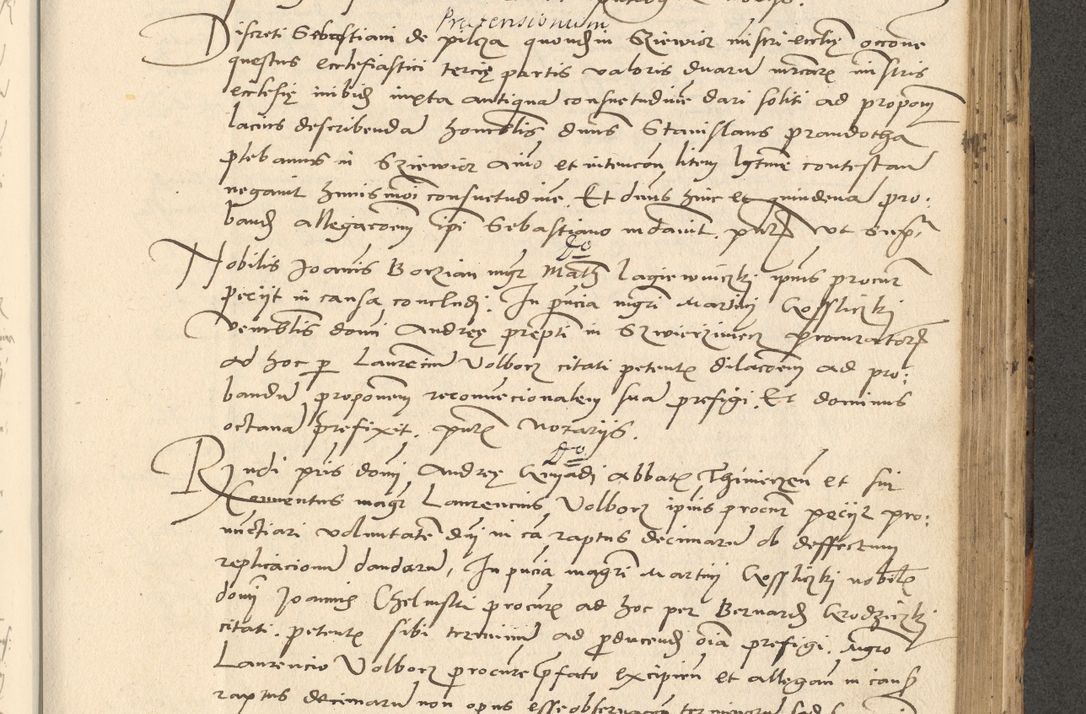 Zdjęcie nr 251 dla obiektu archiwalnego: Acta actorum causarum, sentenciarum et obligationum coram reverendo patre domino Paulo Crassowsky Varschoviensi et Omnium Sanctorum preposito, canonico vicarioque in spiritualibus ex commissione reverendissimi in Christo patris et domini domini Petri Dei gratia episcopi Cracoviensis ac officiali generali Cracoviensi ad annum Domini 1540, cuius indictio est 13, pontificatus sanctissimi in Christo patris et domini nostri domini Pauli divina providencia pape tercii anno sexto a die ac mense infrascriptis feliciter continuantur