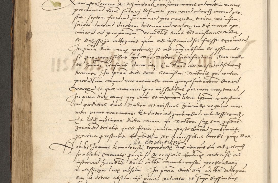 Zdjęcie nr 264 dla obiektu archiwalnego: Acta actorum causarum, sentenciarum et obligationum coram reverendo patre domino Paulo Crassowsky Varschoviensi et Omnium Sanctorum preposito, canonico vicarioque in spiritualibus ex commissione reverendissimi in Christo patris et domini domini Petri Dei gratia episcopi Cracoviensis ac officiali generali Cracoviensi ad annum Domini 1540, cuius indictio est 13, pontificatus sanctissimi in Christo patris et domini nostri domini Pauli divina providencia pape tercii anno sexto a die ac mense infrascriptis feliciter continuantur