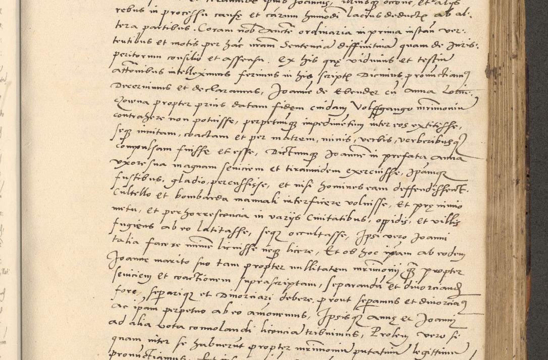 Zdjęcie nr 262 dla obiektu archiwalnego: Acta actorum causarum, sentenciarum et obligationum coram reverendo patre domino Paulo Crassowsky Varschoviensi et Omnium Sanctorum preposito, canonico vicarioque in spiritualibus ex commissione reverendissimi in Christo patris et domini domini Petri Dei gratia episcopi Cracoviensis ac officiali generali Cracoviensi ad annum Domini 1540, cuius indictio est 13, pontificatus sanctissimi in Christo patris et domini nostri domini Pauli divina providencia pape tercii anno sexto a die ac mense infrascriptis feliciter continuantur