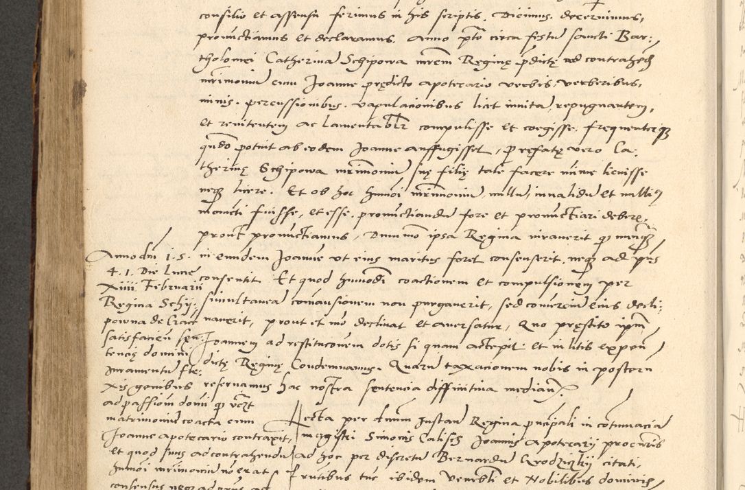 Zdjęcie nr 266 dla obiektu archiwalnego: Acta actorum causarum, sentenciarum et obligationum coram reverendo patre domino Paulo Crassowsky Varschoviensi et Omnium Sanctorum preposito, canonico vicarioque in spiritualibus ex commissione reverendissimi in Christo patris et domini domini Petri Dei gratia episcopi Cracoviensis ac officiali generali Cracoviensi ad annum Domini 1540, cuius indictio est 13, pontificatus sanctissimi in Christo patris et domini nostri domini Pauli divina providencia pape tercii anno sexto a die ac mense infrascriptis feliciter continuantur