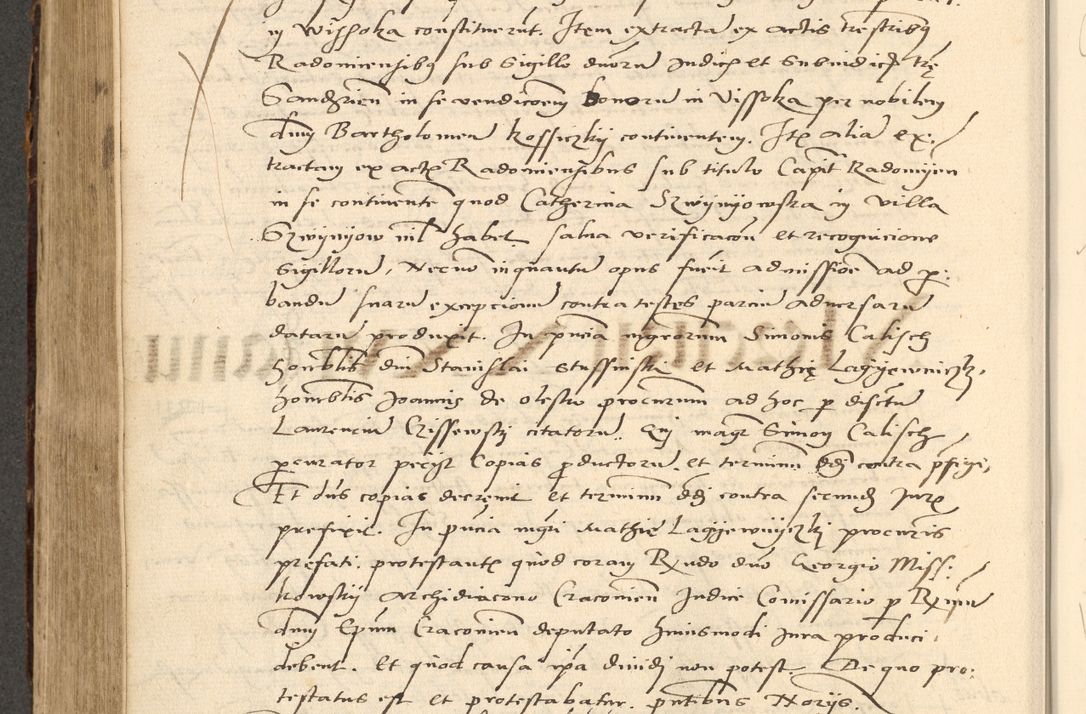 Zdjęcie nr 279 dla obiektu archiwalnego: Acta actorum causarum, sentenciarum et obligationum coram reverendo patre domino Paulo Crassowsky Varschoviensi et Omnium Sanctorum preposito, canonico vicarioque in spiritualibus ex commissione reverendissimi in Christo patris et domini domini Petri Dei gratia episcopi Cracoviensis ac officiali generali Cracoviensi ad annum Domini 1540, cuius indictio est 13, pontificatus sanctissimi in Christo patris et domini nostri domini Pauli divina providencia pape tercii anno sexto a die ac mense infrascriptis feliciter continuantur