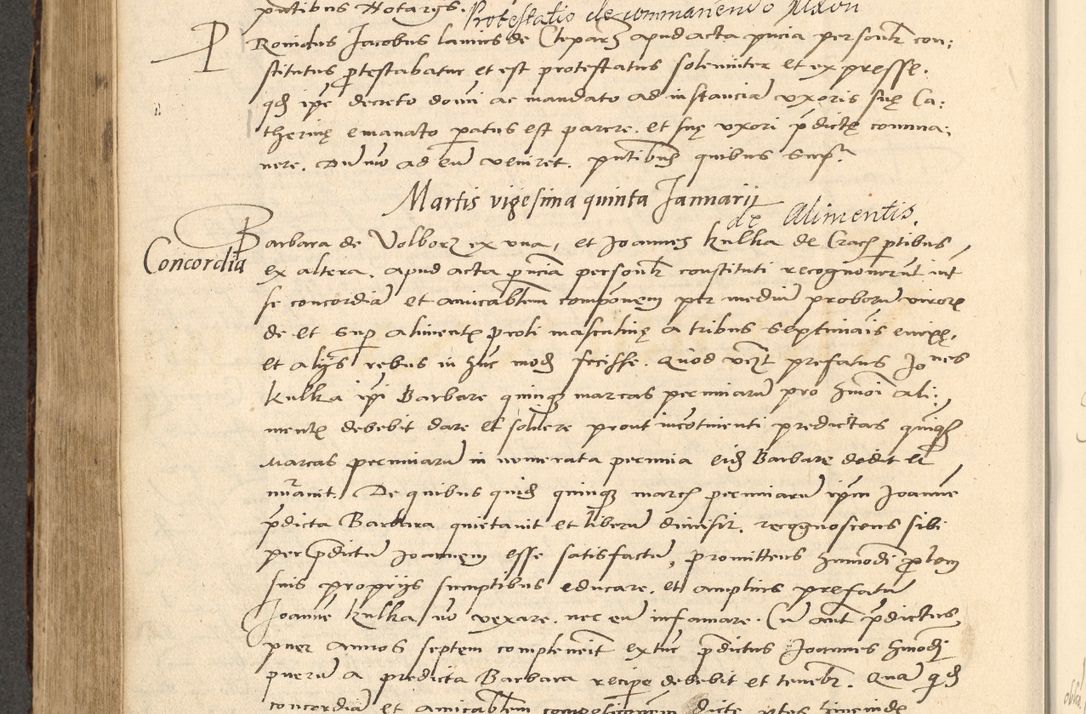 Zdjęcie nr 283 dla obiektu archiwalnego: Acta actorum causarum, sentenciarum et obligationum coram reverendo patre domino Paulo Crassowsky Varschoviensi et Omnium Sanctorum preposito, canonico vicarioque in spiritualibus ex commissione reverendissimi in Christo patris et domini domini Petri Dei gratia episcopi Cracoviensis ac officiali generali Cracoviensi ad annum Domini 1540, cuius indictio est 13, pontificatus sanctissimi in Christo patris et domini nostri domini Pauli divina providencia pape tercii anno sexto a die ac mense infrascriptis feliciter continuantur