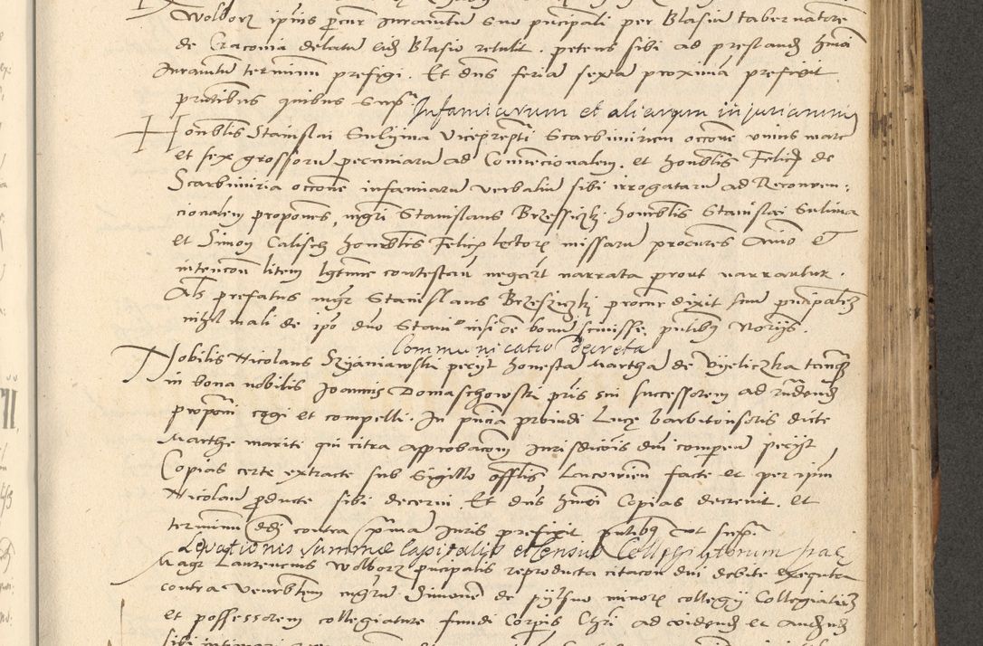 Zdjęcie nr 284 dla obiektu archiwalnego: Acta actorum causarum, sentenciarum et obligationum coram reverendo patre domino Paulo Crassowsky Varschoviensi et Omnium Sanctorum preposito, canonico vicarioque in spiritualibus ex commissione reverendissimi in Christo patris et domini domini Petri Dei gratia episcopi Cracoviensis ac officiali generali Cracoviensi ad annum Domini 1540, cuius indictio est 13, pontificatus sanctissimi in Christo patris et domini nostri domini Pauli divina providencia pape tercii anno sexto a die ac mense infrascriptis feliciter continuantur