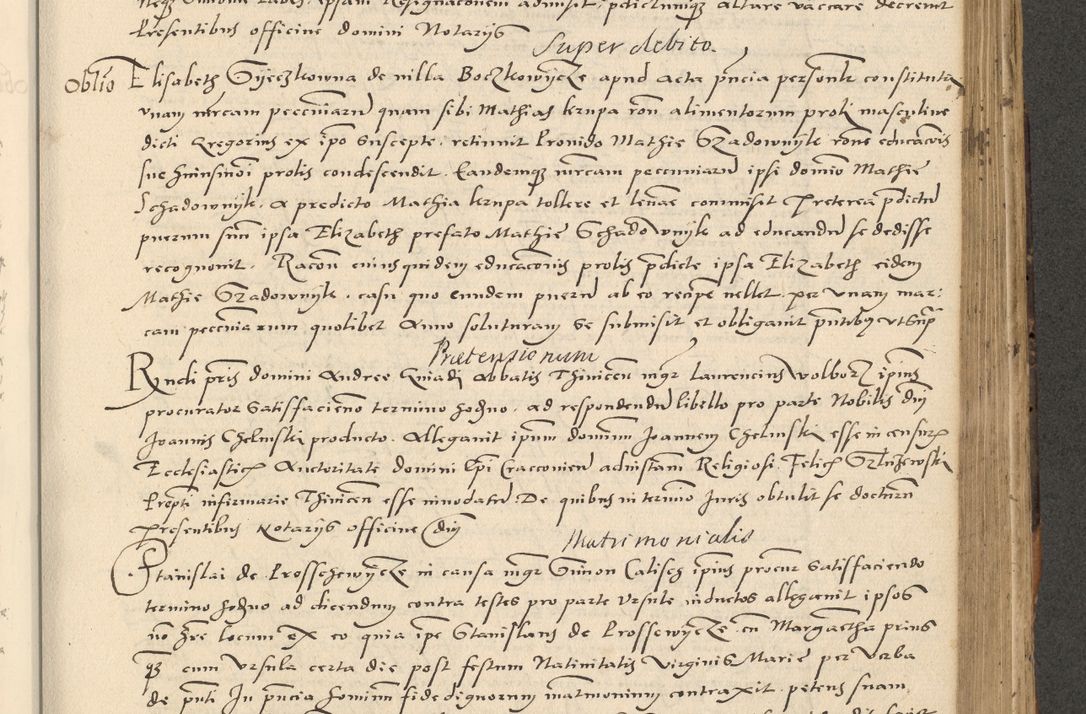 Zdjęcie nr 294 dla obiektu archiwalnego: Acta actorum causarum, sentenciarum et obligationum coram reverendo patre domino Paulo Crassowsky Varschoviensi et Omnium Sanctorum preposito, canonico vicarioque in spiritualibus ex commissione reverendissimi in Christo patris et domini domini Petri Dei gratia episcopi Cracoviensis ac officiali generali Cracoviensi ad annum Domini 1540, cuius indictio est 13, pontificatus sanctissimi in Christo patris et domini nostri domini Pauli divina providencia pape tercii anno sexto a die ac mense infrascriptis feliciter continuantur