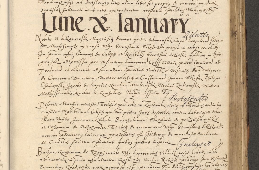 Zdjęcie nr 306 dla obiektu archiwalnego: Acta actorum causarum, sentenciarum et obligationum coram reverendo patre domino Paulo Crassowsky Varschoviensi et Omnium Sanctorum preposito, canonico vicarioque in spiritualibus ex commissione reverendissimi in Christo patris et domini domini Petri Dei gratia episcopi Cracoviensis ac officiali generali Cracoviensi ad annum Domini 1540, cuius indictio est 13, pontificatus sanctissimi in Christo patris et domini nostri domini Pauli divina providencia pape tercii anno sexto a die ac mense infrascriptis feliciter continuantur
