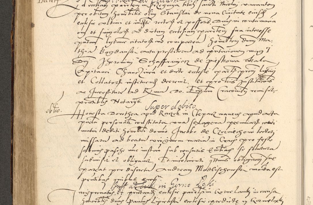 Zdjęcie nr 309 dla obiektu archiwalnego: Acta actorum causarum, sentenciarum et obligationum coram reverendo patre domino Paulo Crassowsky Varschoviensi et Omnium Sanctorum preposito, canonico vicarioque in spiritualibus ex commissione reverendissimi in Christo patris et domini domini Petri Dei gratia episcopi Cracoviensis ac officiali generali Cracoviensi ad annum Domini 1540, cuius indictio est 13, pontificatus sanctissimi in Christo patris et domini nostri domini Pauli divina providencia pape tercii anno sexto a die ac mense infrascriptis feliciter continuantur