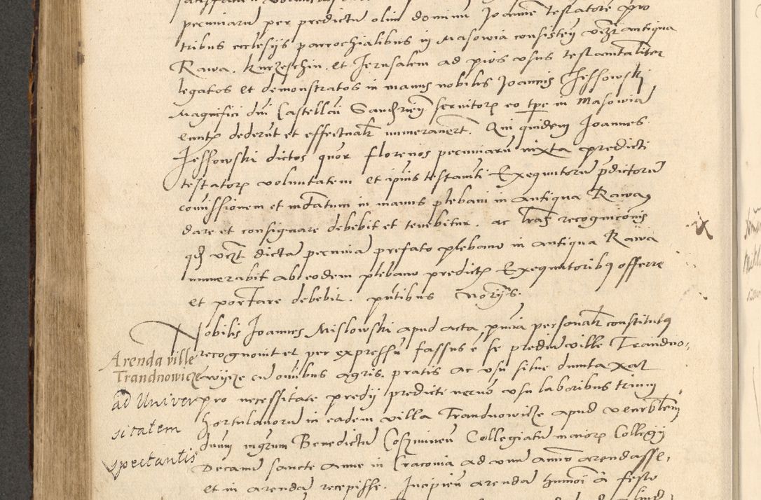 Zdjęcie nr 313 dla obiektu archiwalnego: Acta actorum causarum, sentenciarum et obligationum coram reverendo patre domino Paulo Crassowsky Varschoviensi et Omnium Sanctorum preposito, canonico vicarioque in spiritualibus ex commissione reverendissimi in Christo patris et domini domini Petri Dei gratia episcopi Cracoviensis ac officiali generali Cracoviensi ad annum Domini 1540, cuius indictio est 13, pontificatus sanctissimi in Christo patris et domini nostri domini Pauli divina providencia pape tercii anno sexto a die ac mense infrascriptis feliciter continuantur