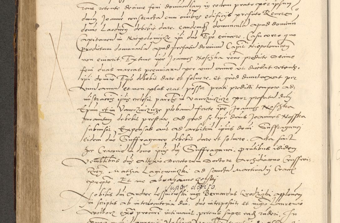 Zdjęcie nr 319 dla obiektu archiwalnego: Acta actorum causarum, sentenciarum et obligationum coram reverendo patre domino Paulo Crassowsky Varschoviensi et Omnium Sanctorum preposito, canonico vicarioque in spiritualibus ex commissione reverendissimi in Christo patris et domini domini Petri Dei gratia episcopi Cracoviensis ac officiali generali Cracoviensi ad annum Domini 1540, cuius indictio est 13, pontificatus sanctissimi in Christo patris et domini nostri domini Pauli divina providencia pape tercii anno sexto a die ac mense infrascriptis feliciter continuantur