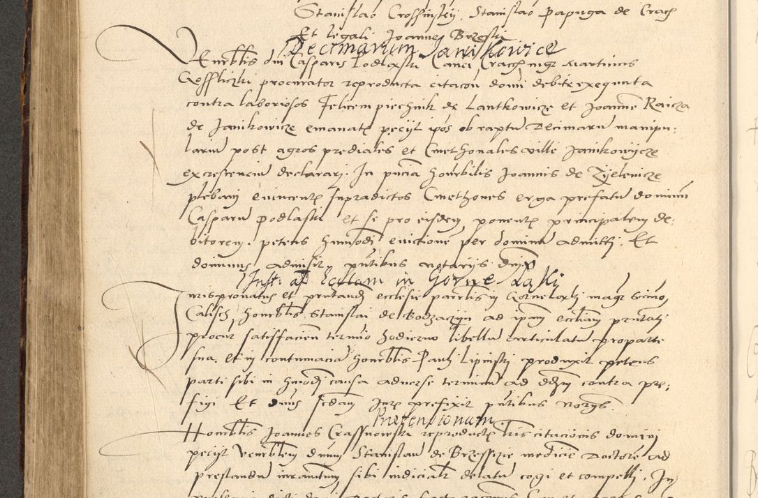 Zdjęcie nr 330 dla obiektu archiwalnego: Acta actorum causarum, sentenciarum et obligationum coram reverendo patre domino Paulo Crassowsky Varschoviensi et Omnium Sanctorum preposito, canonico vicarioque in spiritualibus ex commissione reverendissimi in Christo patris et domini domini Petri Dei gratia episcopi Cracoviensis ac officiali generali Cracoviensi ad annum Domini 1540, cuius indictio est 13, pontificatus sanctissimi in Christo patris et domini nostri domini Pauli divina providencia pape tercii anno sexto a die ac mense infrascriptis feliciter continuantur