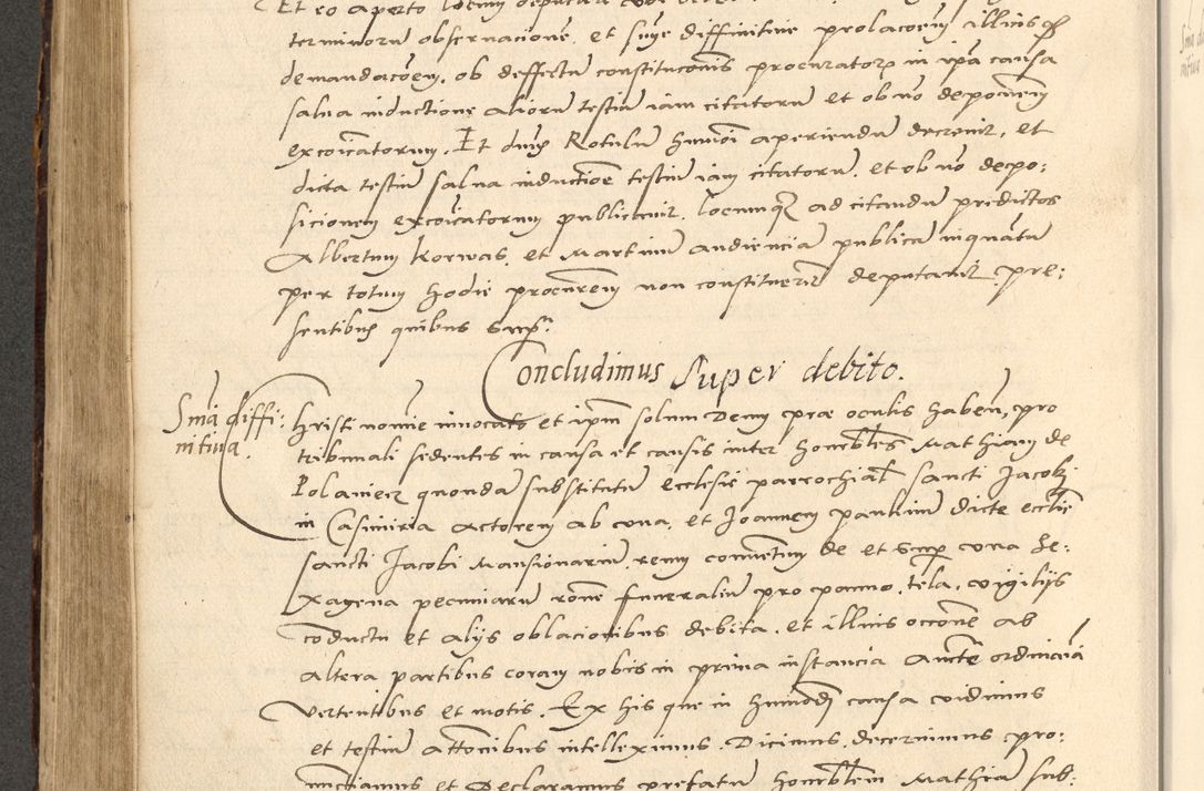 Zdjęcie nr 333 dla obiektu archiwalnego: Acta actorum causarum, sentenciarum et obligationum coram reverendo patre domino Paulo Crassowsky Varschoviensi et Omnium Sanctorum preposito, canonico vicarioque in spiritualibus ex commissione reverendissimi in Christo patris et domini domini Petri Dei gratia episcopi Cracoviensis ac officiali generali Cracoviensi ad annum Domini 1540, cuius indictio est 13, pontificatus sanctissimi in Christo patris et domini nostri domini Pauli divina providencia pape tercii anno sexto a die ac mense infrascriptis feliciter continuantur