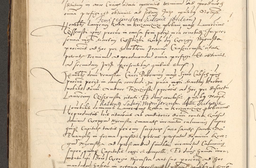 Zdjęcie nr 336 dla obiektu archiwalnego: Acta actorum causarum, sentenciarum et obligationum coram reverendo patre domino Paulo Crassowsky Varschoviensi et Omnium Sanctorum preposito, canonico vicarioque in spiritualibus ex commissione reverendissimi in Christo patris et domini domini Petri Dei gratia episcopi Cracoviensis ac officiali generali Cracoviensi ad annum Domini 1540, cuius indictio est 13, pontificatus sanctissimi in Christo patris et domini nostri domini Pauli divina providencia pape tercii anno sexto a die ac mense infrascriptis feliciter continuantur