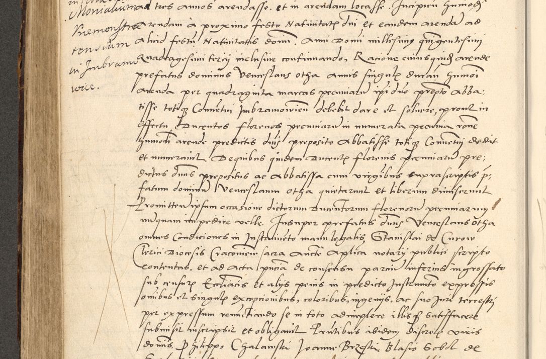 Zdjęcie nr 340 dla obiektu archiwalnego: Acta actorum causarum, sentenciarum et obligationum coram reverendo patre domino Paulo Crassowsky Varschoviensi et Omnium Sanctorum preposito, canonico vicarioque in spiritualibus ex commissione reverendissimi in Christo patris et domini domini Petri Dei gratia episcopi Cracoviensis ac officiali generali Cracoviensi ad annum Domini 1540, cuius indictio est 13, pontificatus sanctissimi in Christo patris et domini nostri domini Pauli divina providencia pape tercii anno sexto a die ac mense infrascriptis feliciter continuantur