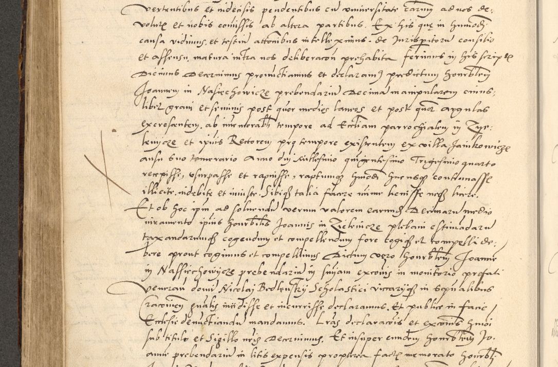 Zdjęcie nr 342 dla obiektu archiwalnego: Acta actorum causarum, sentenciarum et obligationum coram reverendo patre domino Paulo Crassowsky Varschoviensi et Omnium Sanctorum preposito, canonico vicarioque in spiritualibus ex commissione reverendissimi in Christo patris et domini domini Petri Dei gratia episcopi Cracoviensis ac officiali generali Cracoviensi ad annum Domini 1540, cuius indictio est 13, pontificatus sanctissimi in Christo patris et domini nostri domini Pauli divina providencia pape tercii anno sexto a die ac mense infrascriptis feliciter continuantur