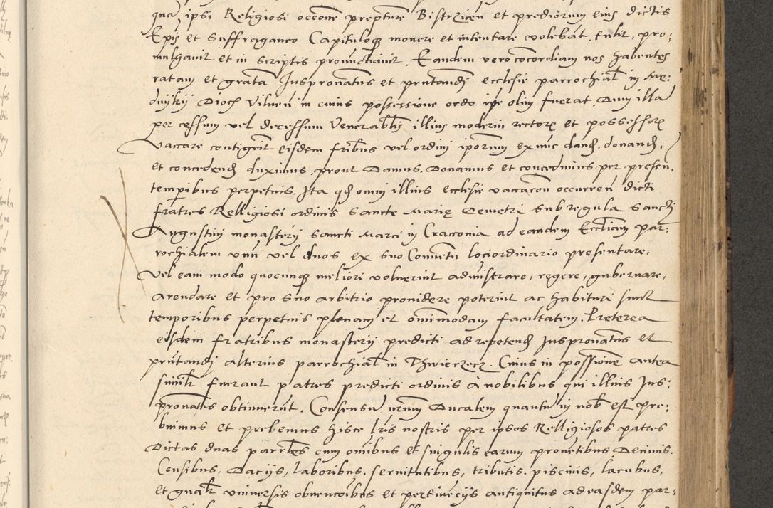 Zdjęcie nr 348 dla obiektu archiwalnego: Acta actorum causarum, sentenciarum et obligationum coram reverendo patre domino Paulo Crassowsky Varschoviensi et Omnium Sanctorum preposito, canonico vicarioque in spiritualibus ex commissione reverendissimi in Christo patris et domini domini Petri Dei gratia episcopi Cracoviensis ac officiali generali Cracoviensi ad annum Domini 1540, cuius indictio est 13, pontificatus sanctissimi in Christo patris et domini nostri domini Pauli divina providencia pape tercii anno sexto a die ac mense infrascriptis feliciter continuantur