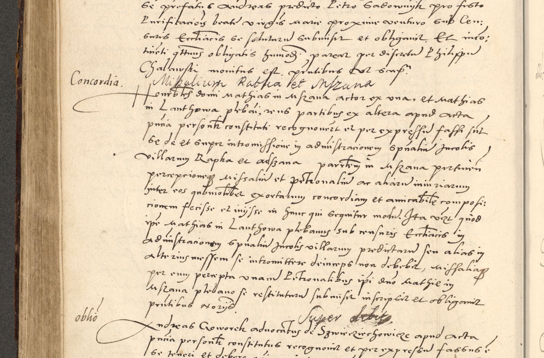 Zdjęcie nr 353 dla obiektu archiwalnego: Acta actorum causarum, sentenciarum et obligationum coram reverendo patre domino Paulo Crassowsky Varschoviensi et Omnium Sanctorum preposito, canonico vicarioque in spiritualibus ex commissione reverendissimi in Christo patris et domini domini Petri Dei gratia episcopi Cracoviensis ac officiali generali Cracoviensi ad annum Domini 1540, cuius indictio est 13, pontificatus sanctissimi in Christo patris et domini nostri domini Pauli divina providencia pape tercii anno sexto a die ac mense infrascriptis feliciter continuantur