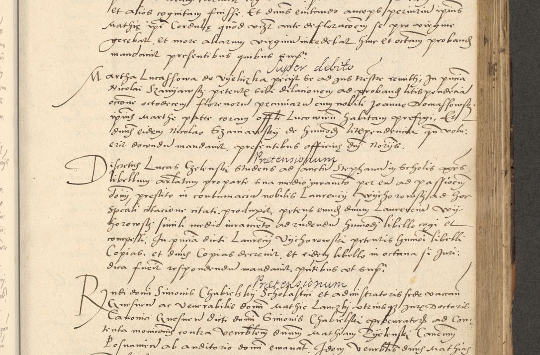 Zdjęcie nr 362 dla obiektu archiwalnego: Acta actorum causarum, sentenciarum et obligationum coram reverendo patre domino Paulo Crassowsky Varschoviensi et Omnium Sanctorum preposito, canonico vicarioque in spiritualibus ex commissione reverendissimi in Christo patris et domini domini Petri Dei gratia episcopi Cracoviensis ac officiali generali Cracoviensi ad annum Domini 1540, cuius indictio est 13, pontificatus sanctissimi in Christo patris et domini nostri domini Pauli divina providencia pape tercii anno sexto a die ac mense infrascriptis feliciter continuantur