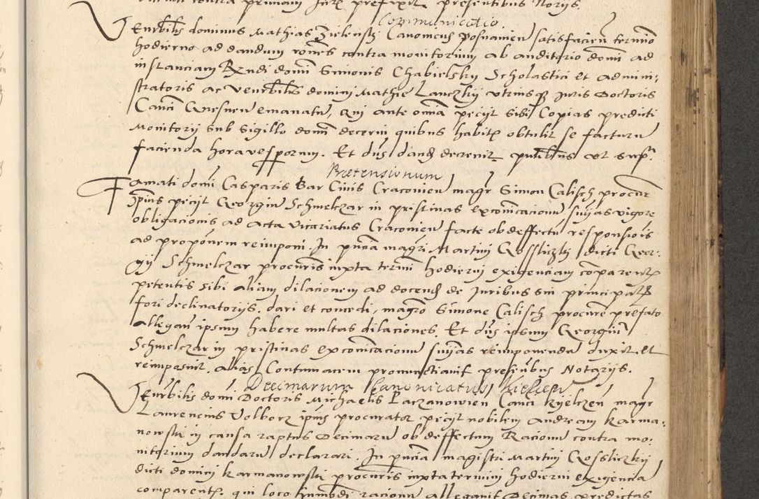 Zdjęcie nr 366 dla obiektu archiwalnego: Acta actorum causarum, sentenciarum et obligationum coram reverendo patre domino Paulo Crassowsky Varschoviensi et Omnium Sanctorum preposito, canonico vicarioque in spiritualibus ex commissione reverendissimi in Christo patris et domini domini Petri Dei gratia episcopi Cracoviensis ac officiali generali Cracoviensi ad annum Domini 1540, cuius indictio est 13, pontificatus sanctissimi in Christo patris et domini nostri domini Pauli divina providencia pape tercii anno sexto a die ac mense infrascriptis feliciter continuantur