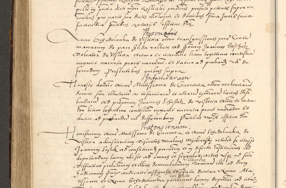 Zdjęcie nr 369 dla obiektu archiwalnego: Acta actorum causarum, sentenciarum et obligationum coram reverendo patre domino Paulo Crassowsky Varschoviensi et Omnium Sanctorum preposito, canonico vicarioque in spiritualibus ex commissione reverendissimi in Christo patris et domini domini Petri Dei gratia episcopi Cracoviensis ac officiali generali Cracoviensi ad annum Domini 1540, cuius indictio est 13, pontificatus sanctissimi in Christo patris et domini nostri domini Pauli divina providencia pape tercii anno sexto a die ac mense infrascriptis feliciter continuantur