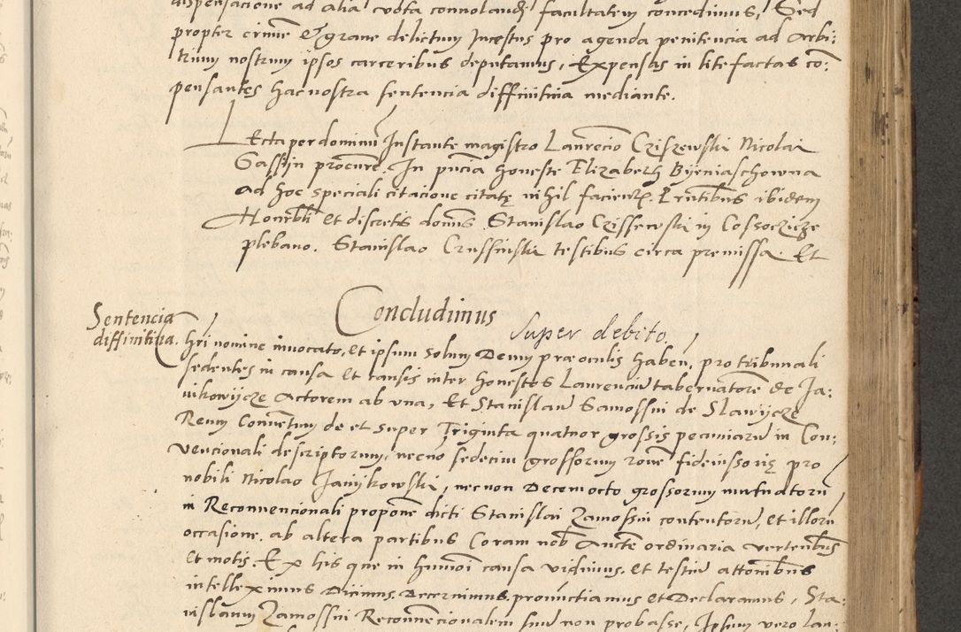 Zdjęcie nr 376 dla obiektu archiwalnego: Acta actorum causarum, sentenciarum et obligationum coram reverendo patre domino Paulo Crassowsky Varschoviensi et Omnium Sanctorum preposito, canonico vicarioque in spiritualibus ex commissione reverendissimi in Christo patris et domini domini Petri Dei gratia episcopi Cracoviensis ac officiali generali Cracoviensi ad annum Domini 1540, cuius indictio est 13, pontificatus sanctissimi in Christo patris et domini nostri domini Pauli divina providencia pape tercii anno sexto a die ac mense infrascriptis feliciter continuantur