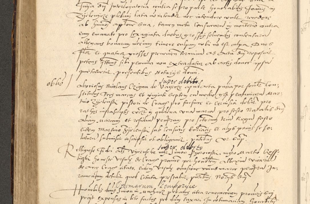 Zdjęcie nr 393 dla obiektu archiwalnego: Acta actorum causarum, sentenciarum et obligationum coram reverendo patre domino Paulo Crassowsky Varschoviensi et Omnium Sanctorum preposito, canonico vicarioque in spiritualibus ex commissione reverendissimi in Christo patris et domini domini Petri Dei gratia episcopi Cracoviensis ac officiali generali Cracoviensi ad annum Domini 1540, cuius indictio est 13, pontificatus sanctissimi in Christo patris et domini nostri domini Pauli divina providencia pape tercii anno sexto a die ac mense infrascriptis feliciter continuantur