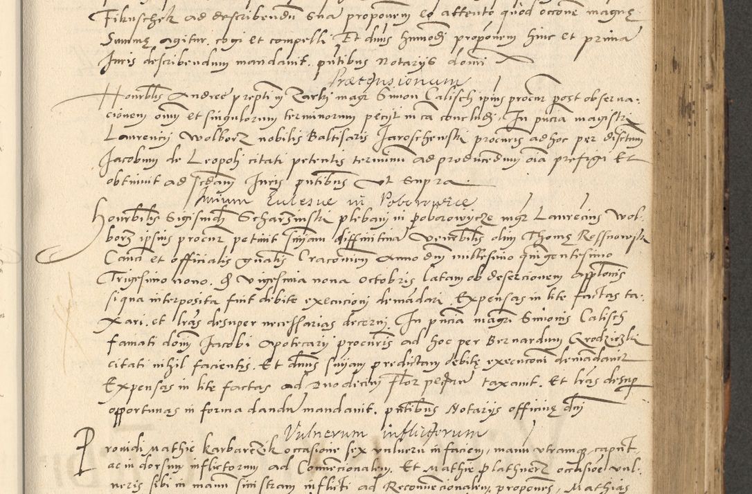 Zdjęcie nr 396 dla obiektu archiwalnego: Acta actorum causarum, sentenciarum et obligationum coram reverendo patre domino Paulo Crassowsky Varschoviensi et Omnium Sanctorum preposito, canonico vicarioque in spiritualibus ex commissione reverendissimi in Christo patris et domini domini Petri Dei gratia episcopi Cracoviensis ac officiali generali Cracoviensi ad annum Domini 1540, cuius indictio est 13, pontificatus sanctissimi in Christo patris et domini nostri domini Pauli divina providencia pape tercii anno sexto a die ac mense infrascriptis feliciter continuantur