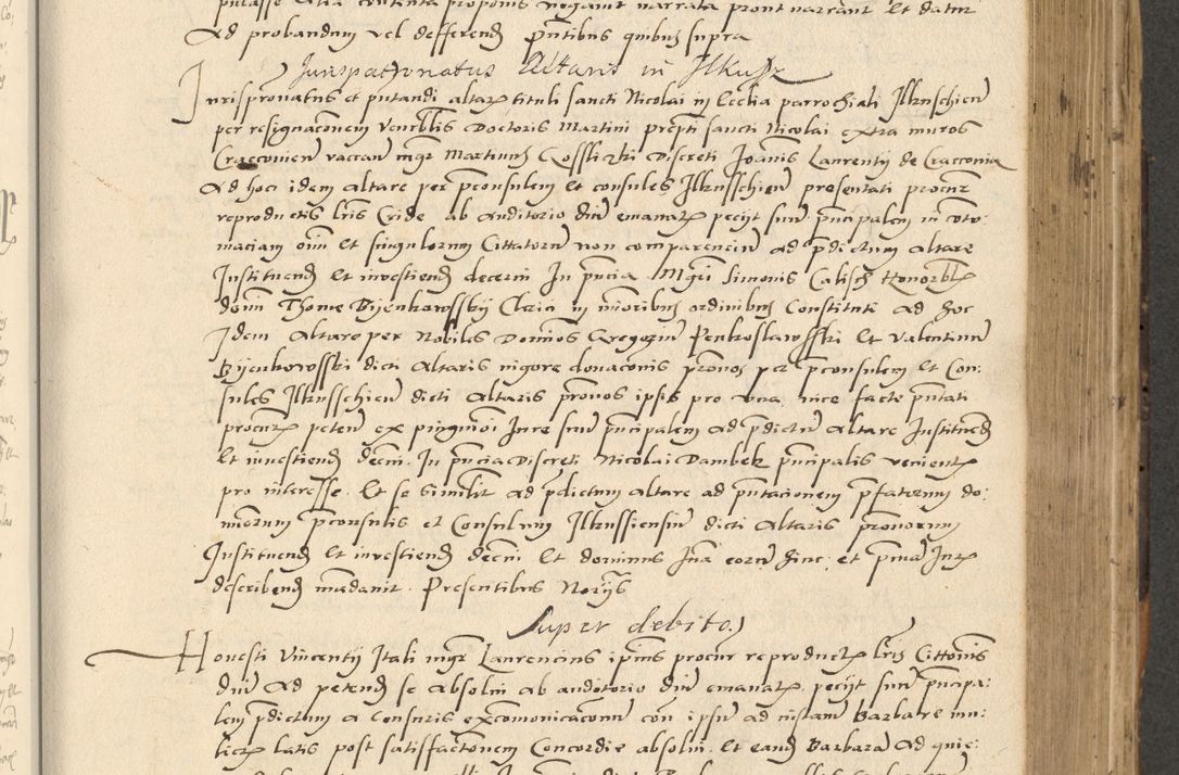 Zdjęcie nr 398 dla obiektu archiwalnego: Acta actorum causarum, sentenciarum et obligationum coram reverendo patre domino Paulo Crassowsky Varschoviensi et Omnium Sanctorum preposito, canonico vicarioque in spiritualibus ex commissione reverendissimi in Christo patris et domini domini Petri Dei gratia episcopi Cracoviensis ac officiali generali Cracoviensi ad annum Domini 1540, cuius indictio est 13, pontificatus sanctissimi in Christo patris et domini nostri domini Pauli divina providencia pape tercii anno sexto a die ac mense infrascriptis feliciter continuantur