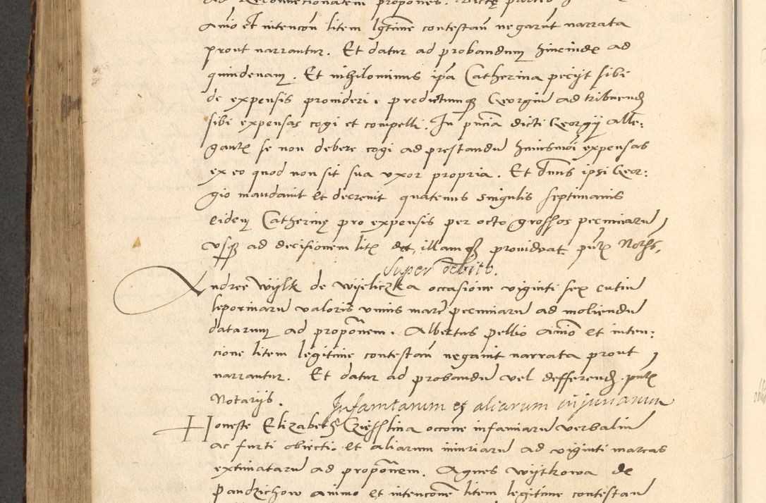 Zdjęcie nr 408 dla obiektu archiwalnego: Acta actorum causarum, sentenciarum et obligationum coram reverendo patre domino Paulo Crassowsky Varschoviensi et Omnium Sanctorum preposito, canonico vicarioque in spiritualibus ex commissione reverendissimi in Christo patris et domini domini Petri Dei gratia episcopi Cracoviensis ac officiali generali Cracoviensi ad annum Domini 1540, cuius indictio est 13, pontificatus sanctissimi in Christo patris et domini nostri domini Pauli divina providencia pape tercii anno sexto a die ac mense infrascriptis feliciter continuantur