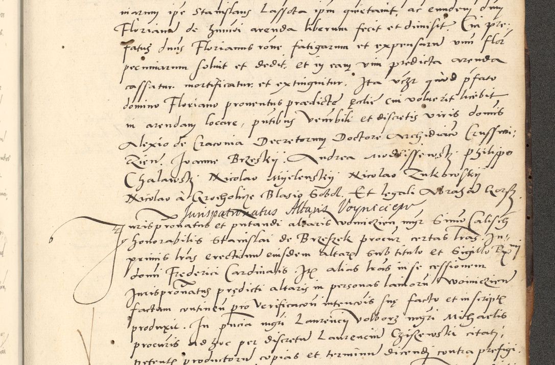 Zdjęcie nr 418 dla obiektu archiwalnego: Acta actorum causarum, sentenciarum et obligationum coram reverendo patre domino Paulo Crassowsky Varschoviensi et Omnium Sanctorum preposito, canonico vicarioque in spiritualibus ex commissione reverendissimi in Christo patris et domini domini Petri Dei gratia episcopi Cracoviensis ac officiali generali Cracoviensi ad annum Domini 1540, cuius indictio est 13, pontificatus sanctissimi in Christo patris et domini nostri domini Pauli divina providencia pape tercii anno sexto a die ac mense infrascriptis feliciter continuantur