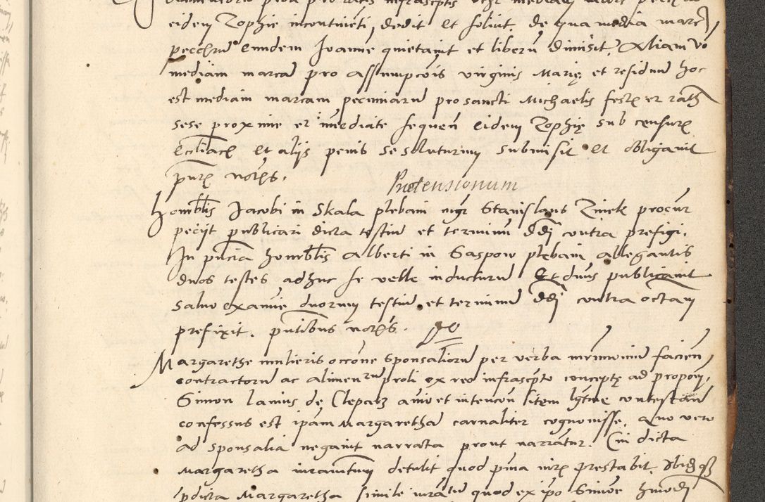 Zdjęcie nr 420 dla obiektu archiwalnego: Acta actorum causarum, sentenciarum et obligationum coram reverendo patre domino Paulo Crassowsky Varschoviensi et Omnium Sanctorum preposito, canonico vicarioque in spiritualibus ex commissione reverendissimi in Christo patris et domini domini Petri Dei gratia episcopi Cracoviensis ac officiali generali Cracoviensi ad annum Domini 1540, cuius indictio est 13, pontificatus sanctissimi in Christo patris et domini nostri domini Pauli divina providencia pape tercii anno sexto a die ac mense infrascriptis feliciter continuantur