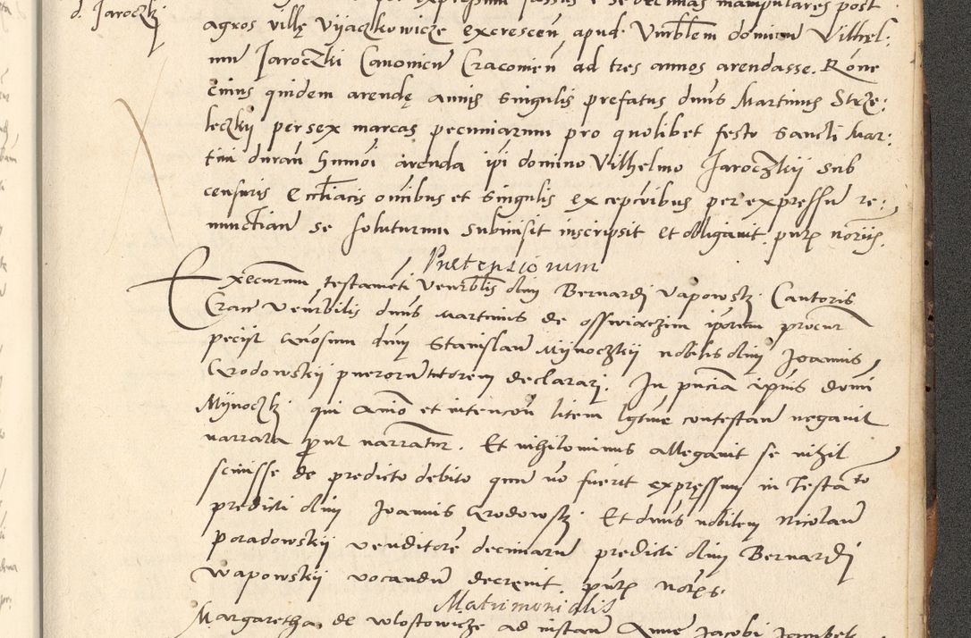 Zdjęcie nr 425 dla obiektu archiwalnego: Acta actorum causarum, sentenciarum et obligationum coram reverendo patre domino Paulo Crassowsky Varschoviensi et Omnium Sanctorum preposito, canonico vicarioque in spiritualibus ex commissione reverendissimi in Christo patris et domini domini Petri Dei gratia episcopi Cracoviensis ac officiali generali Cracoviensi ad annum Domini 1540, cuius indictio est 13, pontificatus sanctissimi in Christo patris et domini nostri domini Pauli divina providencia pape tercii anno sexto a die ac mense infrascriptis feliciter continuantur