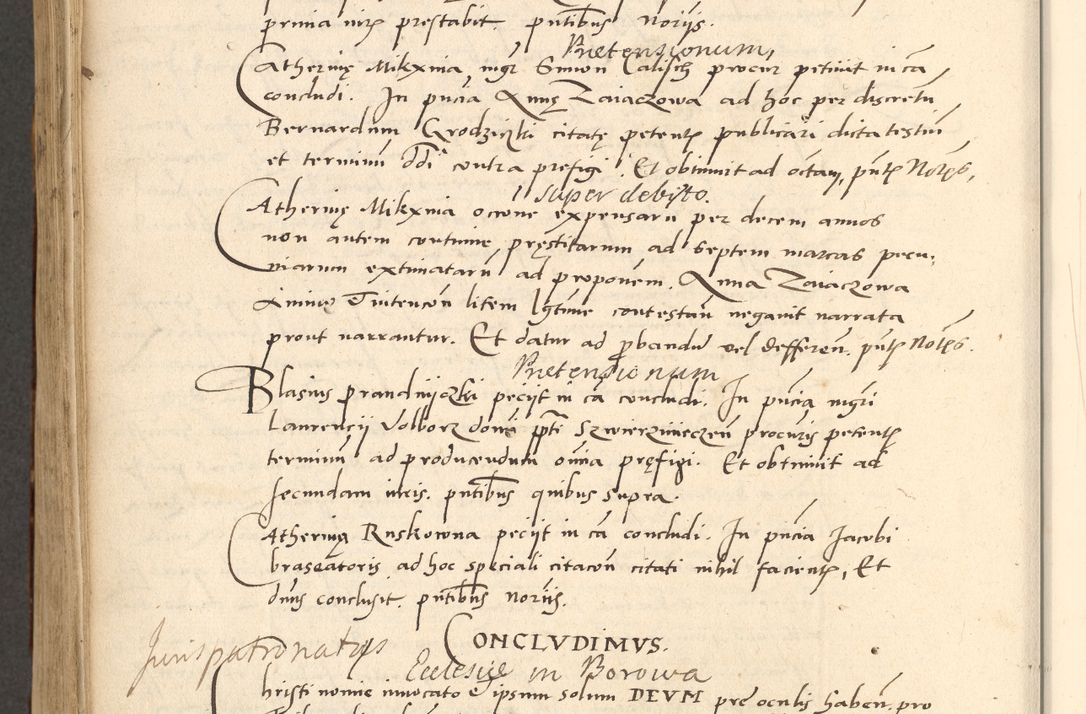 Zdjęcie nr 435 dla obiektu archiwalnego: Acta actorum causarum, sentenciarum et obligationum coram reverendo patre domino Paulo Crassowsky Varschoviensi et Omnium Sanctorum preposito, canonico vicarioque in spiritualibus ex commissione reverendissimi in Christo patris et domini domini Petri Dei gratia episcopi Cracoviensis ac officiali generali Cracoviensi ad annum Domini 1540, cuius indictio est 13, pontificatus sanctissimi in Christo patris et domini nostri domini Pauli divina providencia pape tercii anno sexto a die ac mense infrascriptis feliciter continuantur