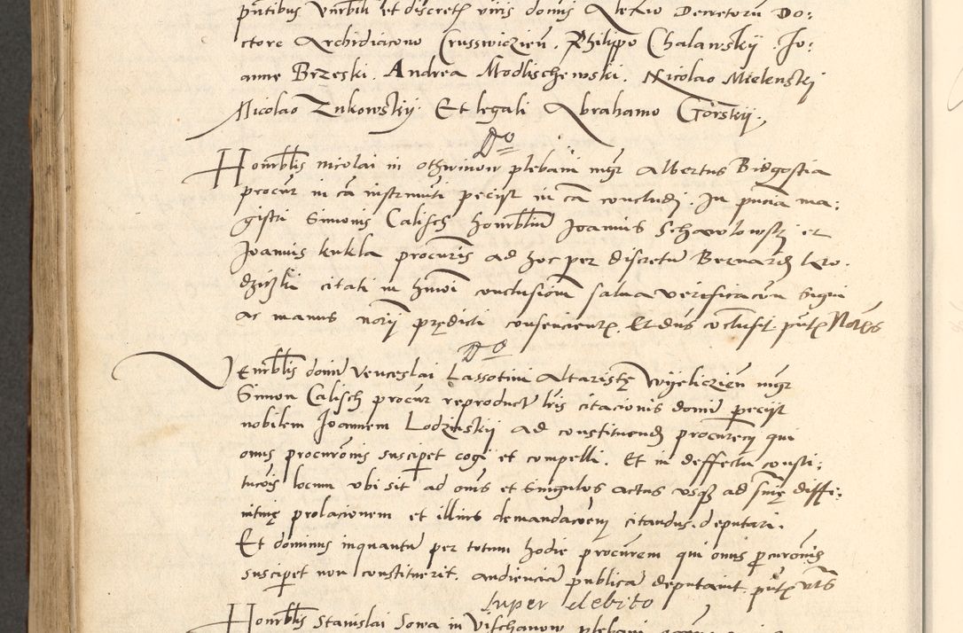 Zdjęcie nr 437 dla obiektu archiwalnego: Acta actorum causarum, sentenciarum et obligationum coram reverendo patre domino Paulo Crassowsky Varschoviensi et Omnium Sanctorum preposito, canonico vicarioque in spiritualibus ex commissione reverendissimi in Christo patris et domini domini Petri Dei gratia episcopi Cracoviensis ac officiali generali Cracoviensi ad annum Domini 1540, cuius indictio est 13, pontificatus sanctissimi in Christo patris et domini nostri domini Pauli divina providencia pape tercii anno sexto a die ac mense infrascriptis feliciter continuantur