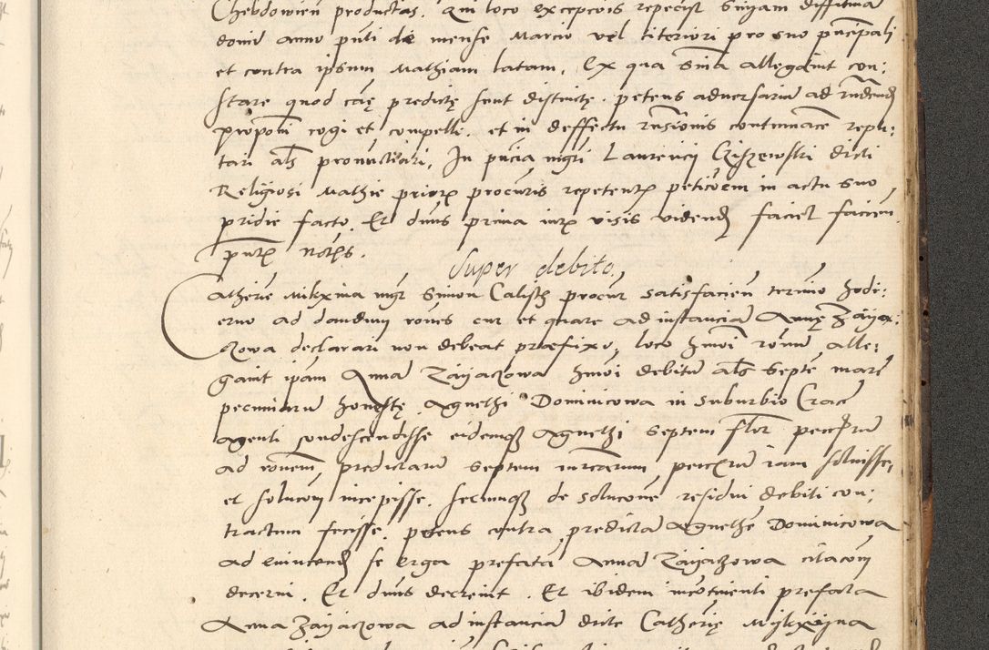 Zdjęcie nr 445 dla obiektu archiwalnego: Acta actorum causarum, sentenciarum et obligationum coram reverendo patre domino Paulo Crassowsky Varschoviensi et Omnium Sanctorum preposito, canonico vicarioque in spiritualibus ex commissione reverendissimi in Christo patris et domini domini Petri Dei gratia episcopi Cracoviensis ac officiali generali Cracoviensi ad annum Domini 1540, cuius indictio est 13, pontificatus sanctissimi in Christo patris et domini nostri domini Pauli divina providencia pape tercii anno sexto a die ac mense infrascriptis feliciter continuantur