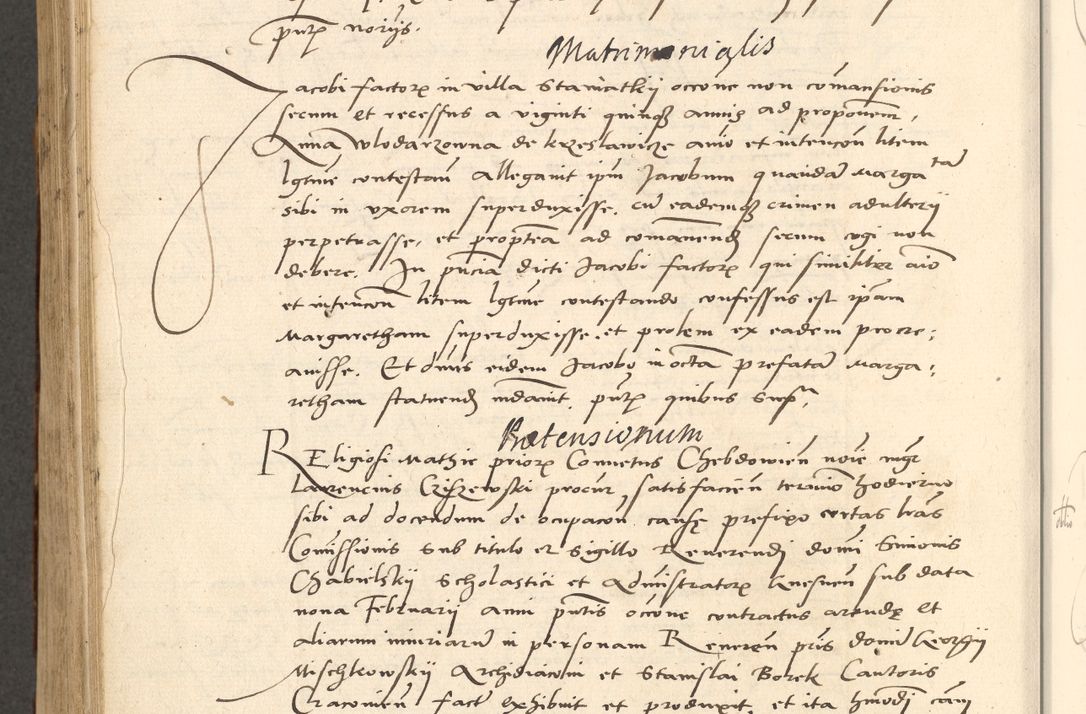 Zdjęcie nr 448 dla obiektu archiwalnego: Acta actorum causarum, sentenciarum et obligationum coram reverendo patre domino Paulo Crassowsky Varschoviensi et Omnium Sanctorum preposito, canonico vicarioque in spiritualibus ex commissione reverendissimi in Christo patris et domini domini Petri Dei gratia episcopi Cracoviensis ac officiali generali Cracoviensi ad annum Domini 1540, cuius indictio est 13, pontificatus sanctissimi in Christo patris et domini nostri domini Pauli divina providencia pape tercii anno sexto a die ac mense infrascriptis feliciter continuantur