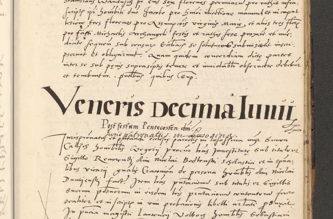 Zdjęcie nr 454 dla obiektu archiwalnego: Acta actorum causarum, sentenciarum et obligationum coram reverendo patre domino Paulo Crassowsky Varschoviensi et Omnium Sanctorum preposito, canonico vicarioque in spiritualibus ex commissione reverendissimi in Christo patris et domini domini Petri Dei gratia episcopi Cracoviensis ac officiali generali Cracoviensi ad annum Domini 1540, cuius indictio est 13, pontificatus sanctissimi in Christo patris et domini nostri domini Pauli divina providencia pape tercii anno sexto a die ac mense infrascriptis feliciter continuantur