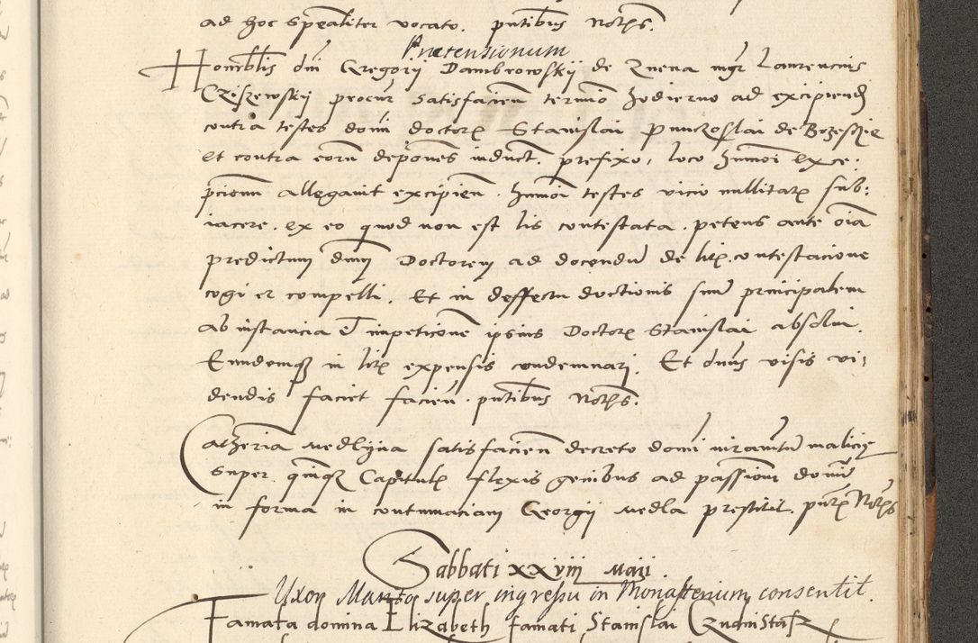 Zdjęcie nr 471 dla obiektu archiwalnego: Acta actorum causarum, sentenciarum et obligationum coram reverendo patre domino Paulo Crassowsky Varschoviensi et Omnium Sanctorum preposito, canonico vicarioque in spiritualibus ex commissione reverendissimi in Christo patris et domini domini Petri Dei gratia episcopi Cracoviensis ac officiali generali Cracoviensi ad annum Domini 1540, cuius indictio est 13, pontificatus sanctissimi in Christo patris et domini nostri domini Pauli divina providencia pape tercii anno sexto a die ac mense infrascriptis feliciter continuantur