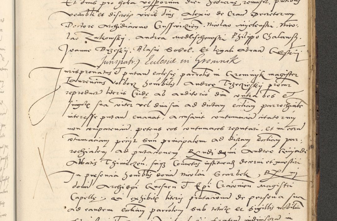 Zdjęcie nr 474 dla obiektu archiwalnego: Acta actorum causarum, sentenciarum et obligationum coram reverendo patre domino Paulo Crassowsky Varschoviensi et Omnium Sanctorum preposito, canonico vicarioque in spiritualibus ex commissione reverendissimi in Christo patris et domini domini Petri Dei gratia episcopi Cracoviensis ac officiali generali Cracoviensi ad annum Domini 1540, cuius indictio est 13, pontificatus sanctissimi in Christo patris et domini nostri domini Pauli divina providencia pape tercii anno sexto a die ac mense infrascriptis feliciter continuantur