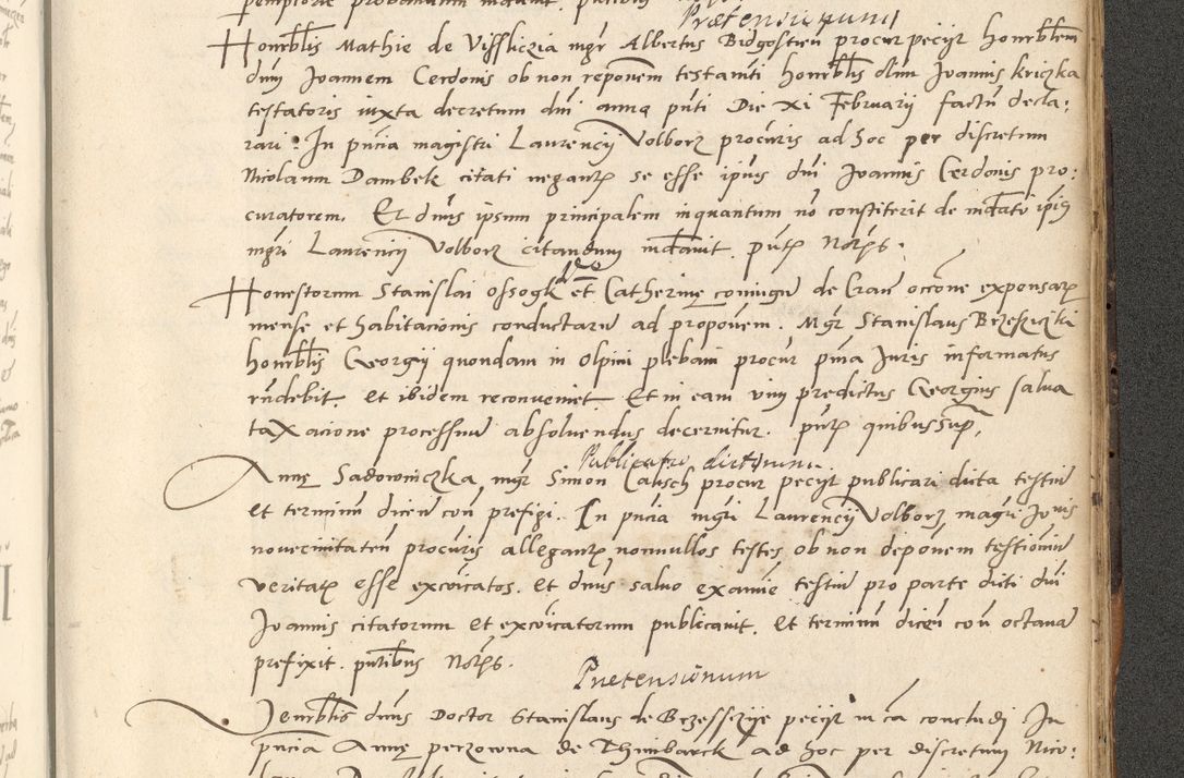 Zdjęcie nr 486 dla obiektu archiwalnego: Acta actorum causarum, sentenciarum et obligationum coram reverendo patre domino Paulo Crassowsky Varschoviensi et Omnium Sanctorum preposito, canonico vicarioque in spiritualibus ex commissione reverendissimi in Christo patris et domini domini Petri Dei gratia episcopi Cracoviensis ac officiali generali Cracoviensi ad annum Domini 1540, cuius indictio est 13, pontificatus sanctissimi in Christo patris et domini nostri domini Pauli divina providencia pape tercii anno sexto a die ac mense infrascriptis feliciter continuantur