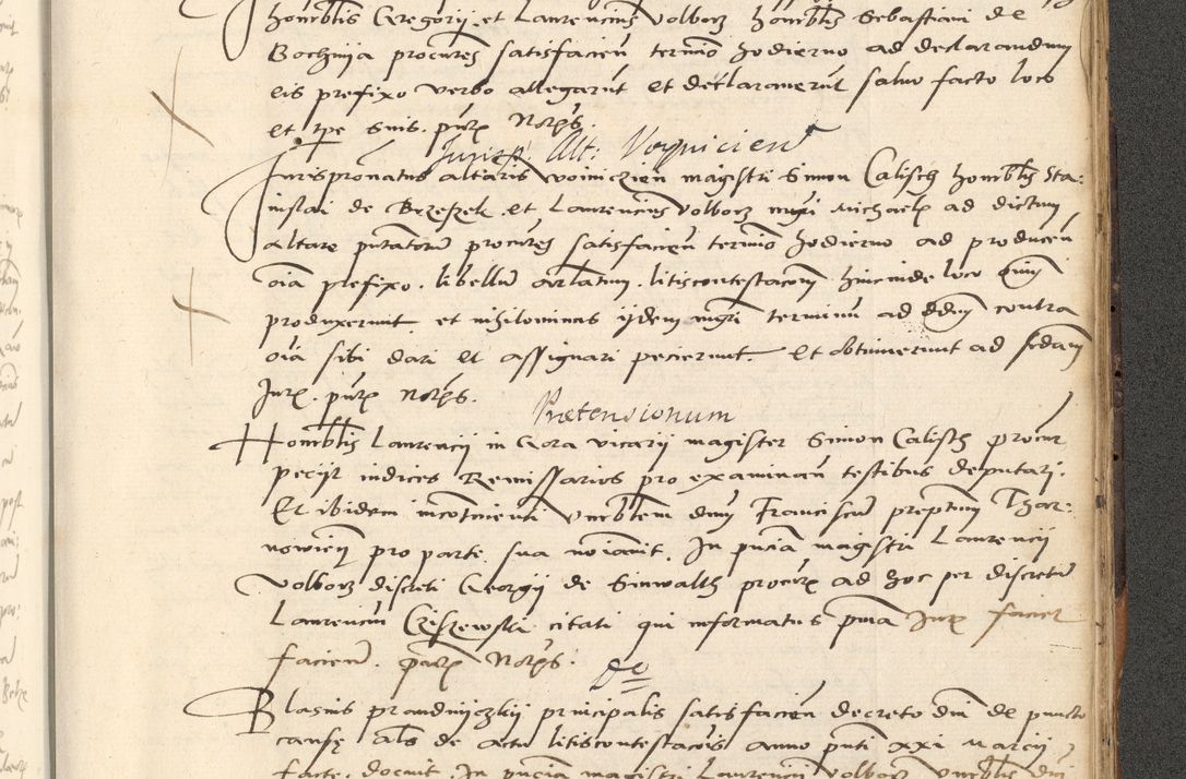 Zdjęcie nr 490 dla obiektu archiwalnego: Acta actorum causarum, sentenciarum et obligationum coram reverendo patre domino Paulo Crassowsky Varschoviensi et Omnium Sanctorum preposito, canonico vicarioque in spiritualibus ex commissione reverendissimi in Christo patris et domini domini Petri Dei gratia episcopi Cracoviensis ac officiali generali Cracoviensi ad annum Domini 1540, cuius indictio est 13, pontificatus sanctissimi in Christo patris et domini nostri domini Pauli divina providencia pape tercii anno sexto a die ac mense infrascriptis feliciter continuantur