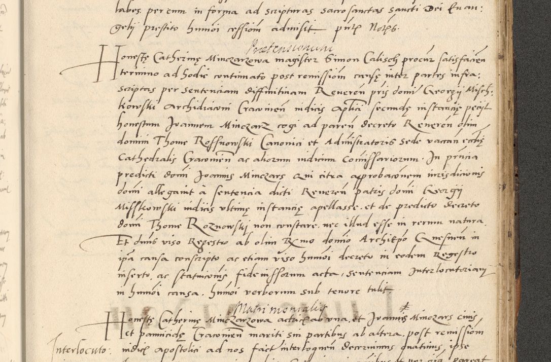 Zdjęcie nr 498 dla obiektu archiwalnego: Acta actorum causarum, sentenciarum et obligationum coram reverendo patre domino Paulo Crassowsky Varschoviensi et Omnium Sanctorum preposito, canonico vicarioque in spiritualibus ex commissione reverendissimi in Christo patris et domini domini Petri Dei gratia episcopi Cracoviensis ac officiali generali Cracoviensi ad annum Domini 1540, cuius indictio est 13, pontificatus sanctissimi in Christo patris et domini nostri domini Pauli divina providencia pape tercii anno sexto a die ac mense infrascriptis feliciter continuantur
