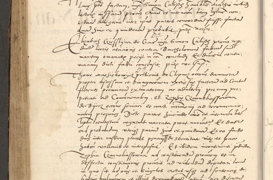 Zdjęcie nr 504 dla obiektu archiwalnego: Acta actorum causarum, sentenciarum et obligationum coram reverendo patre domino Paulo Crassowsky Varschoviensi et Omnium Sanctorum preposito, canonico vicarioque in spiritualibus ex commissione reverendissimi in Christo patris et domini domini Petri Dei gratia episcopi Cracoviensis ac officiali generali Cracoviensi ad annum Domini 1540, cuius indictio est 13, pontificatus sanctissimi in Christo patris et domini nostri domini Pauli divina providencia pape tercii anno sexto a die ac mense infrascriptis feliciter continuantur