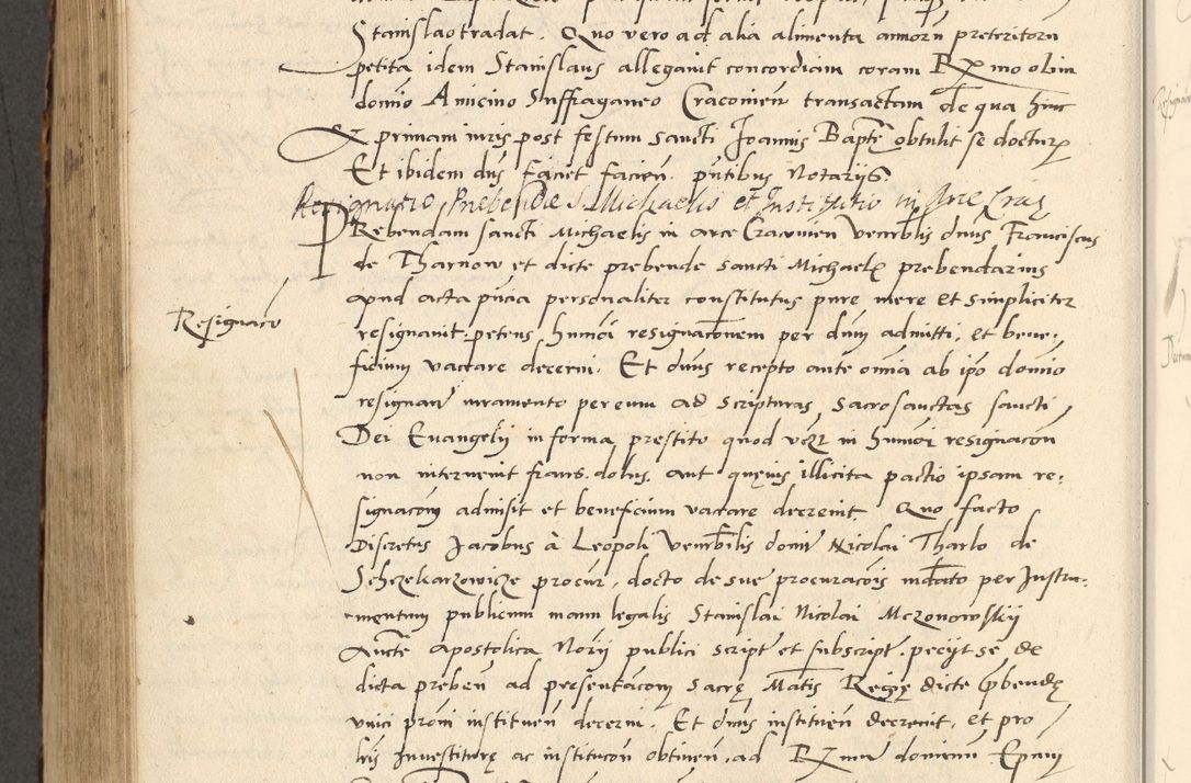 Zdjęcie nr 512 dla obiektu archiwalnego: Acta actorum causarum, sentenciarum et obligationum coram reverendo patre domino Paulo Crassowsky Varschoviensi et Omnium Sanctorum preposito, canonico vicarioque in spiritualibus ex commissione reverendissimi in Christo patris et domini domini Petri Dei gratia episcopi Cracoviensis ac officiali generali Cracoviensi ad annum Domini 1540, cuius indictio est 13, pontificatus sanctissimi in Christo patris et domini nostri domini Pauli divina providencia pape tercii anno sexto a die ac mense infrascriptis feliciter continuantur