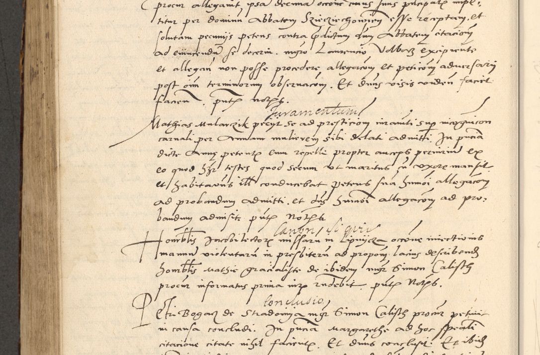 Zdjęcie nr 513 dla obiektu archiwalnego: Acta actorum causarum, sentenciarum et obligationum coram reverendo patre domino Paulo Crassowsky Varschoviensi et Omnium Sanctorum preposito, canonico vicarioque in spiritualibus ex commissione reverendissimi in Christo patris et domini domini Petri Dei gratia episcopi Cracoviensis ac officiali generali Cracoviensi ad annum Domini 1540, cuius indictio est 13, pontificatus sanctissimi in Christo patris et domini nostri domini Pauli divina providencia pape tercii anno sexto a die ac mense infrascriptis feliciter continuantur