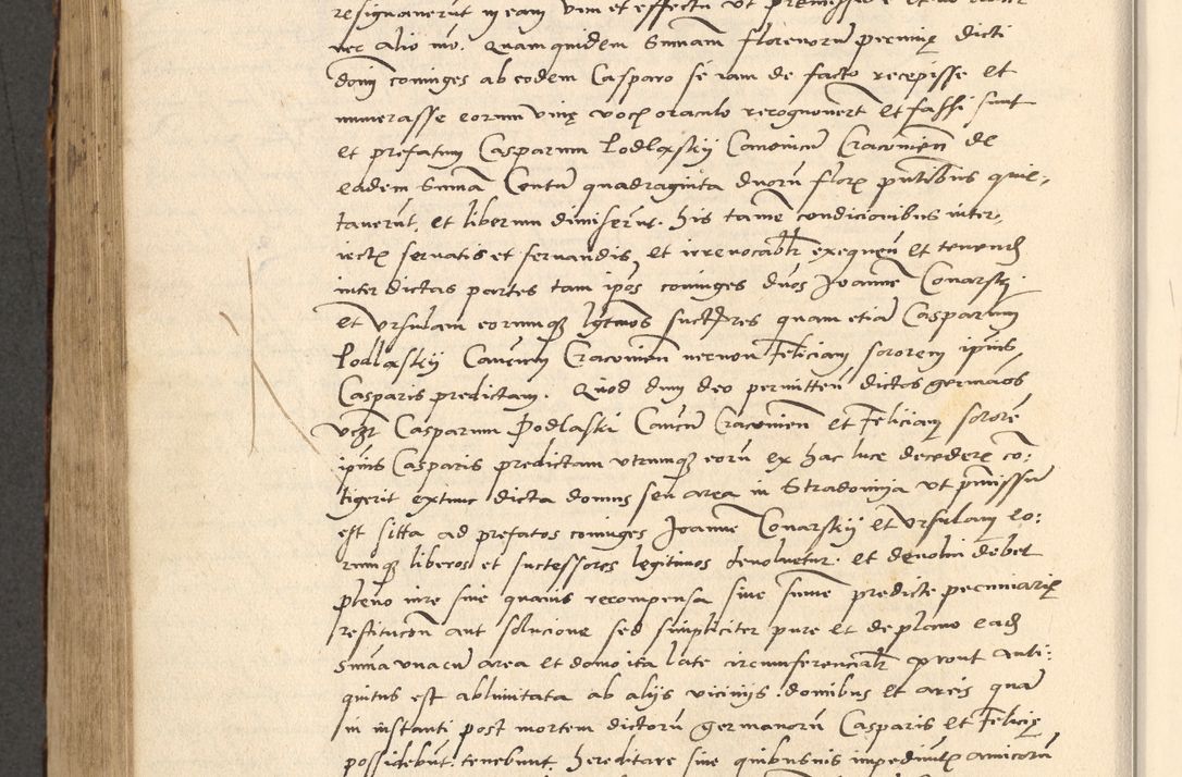Zdjęcie nr 514 dla obiektu archiwalnego: Acta actorum causarum, sentenciarum et obligationum coram reverendo patre domino Paulo Crassowsky Varschoviensi et Omnium Sanctorum preposito, canonico vicarioque in spiritualibus ex commissione reverendissimi in Christo patris et domini domini Petri Dei gratia episcopi Cracoviensis ac officiali generali Cracoviensi ad annum Domini 1540, cuius indictio est 13, pontificatus sanctissimi in Christo patris et domini nostri domini Pauli divina providencia pape tercii anno sexto a die ac mense infrascriptis feliciter continuantur