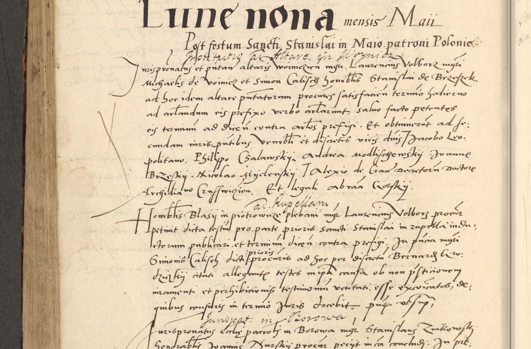 Zdjęcie nr 516 dla obiektu archiwalnego: Acta actorum causarum, sentenciarum et obligationum coram reverendo patre domino Paulo Crassowsky Varschoviensi et Omnium Sanctorum preposito, canonico vicarioque in spiritualibus ex commissione reverendissimi in Christo patris et domini domini Petri Dei gratia episcopi Cracoviensis ac officiali generali Cracoviensi ad annum Domini 1540, cuius indictio est 13, pontificatus sanctissimi in Christo patris et domini nostri domini Pauli divina providencia pape tercii anno sexto a die ac mense infrascriptis feliciter continuantur