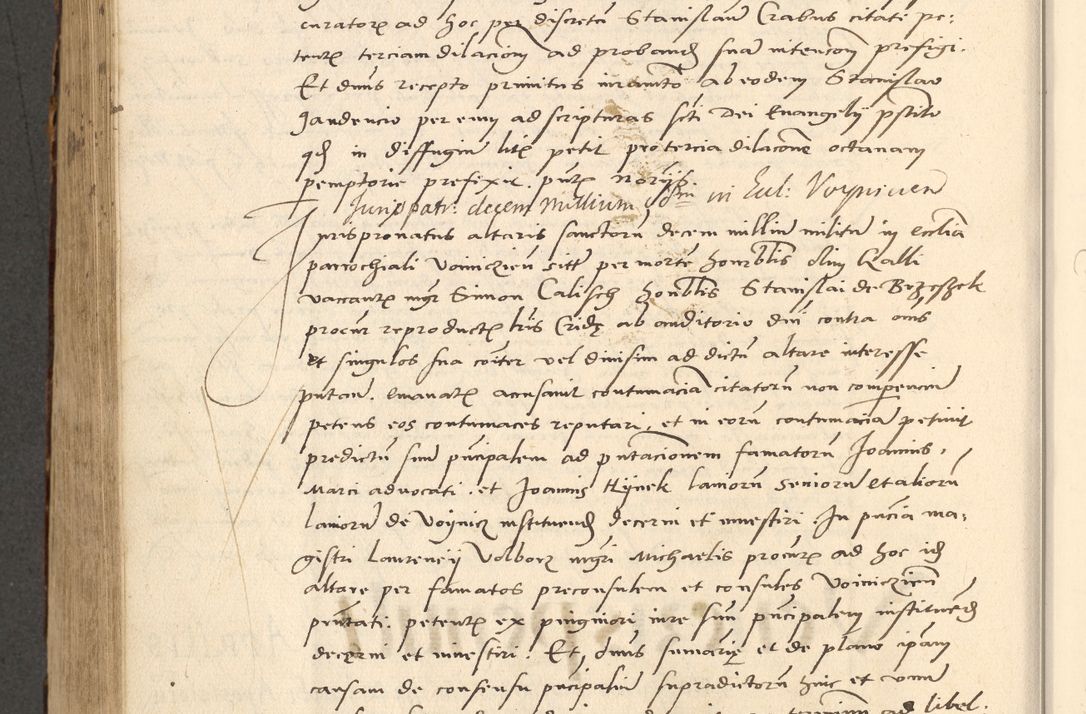 Zdjęcie nr 529 dla obiektu archiwalnego: Acta actorum causarum, sentenciarum et obligationum coram reverendo patre domino Paulo Crassowsky Varschoviensi et Omnium Sanctorum preposito, canonico vicarioque in spiritualibus ex commissione reverendissimi in Christo patris et domini domini Petri Dei gratia episcopi Cracoviensis ac officiali generali Cracoviensi ad annum Domini 1540, cuius indictio est 13, pontificatus sanctissimi in Christo patris et domini nostri domini Pauli divina providencia pape tercii anno sexto a die ac mense infrascriptis feliciter continuantur
