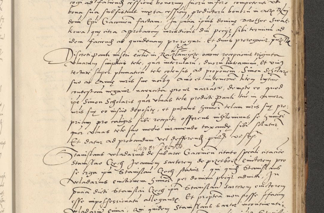 Zdjęcie nr 533 dla obiektu archiwalnego: Acta actorum causarum, sentenciarum et obligationum coram reverendo patre domino Paulo Crassowsky Varschoviensi et Omnium Sanctorum preposito, canonico vicarioque in spiritualibus ex commissione reverendissimi in Christo patris et domini domini Petri Dei gratia episcopi Cracoviensis ac officiali generali Cracoviensi ad annum Domini 1540, cuius indictio est 13, pontificatus sanctissimi in Christo patris et domini nostri domini Pauli divina providencia pape tercii anno sexto a die ac mense infrascriptis feliciter continuantur