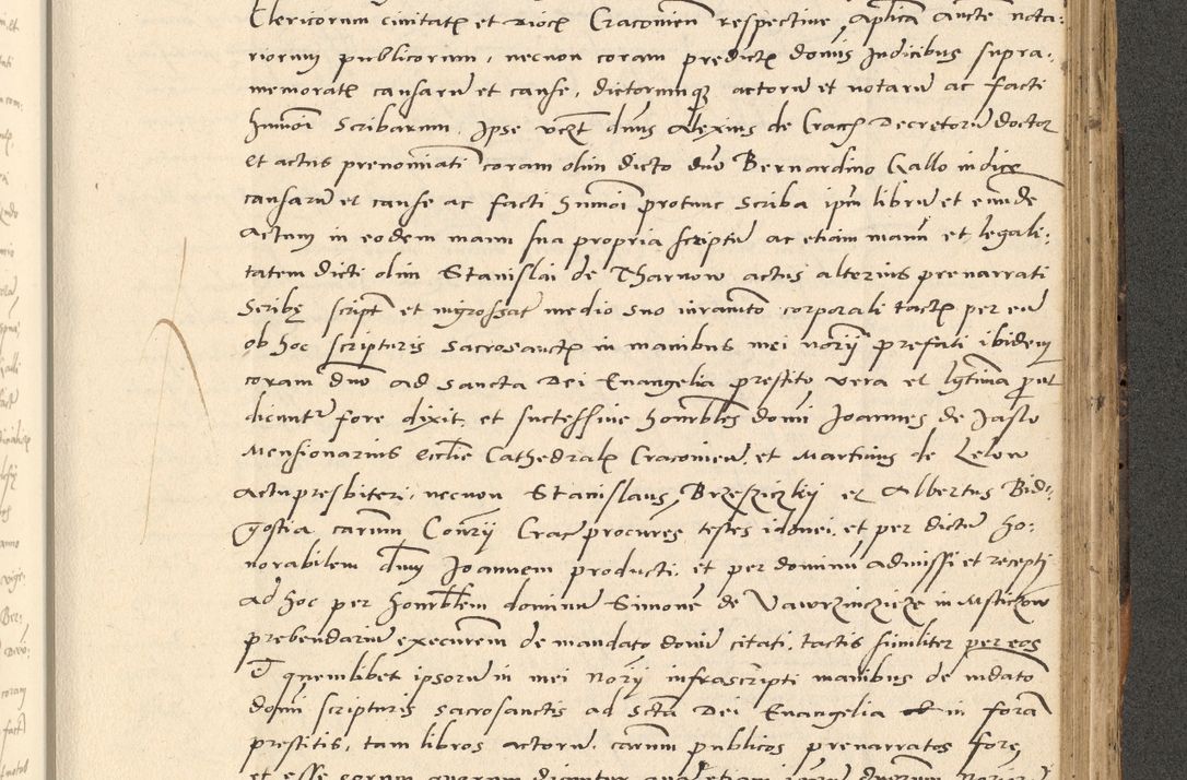 Zdjęcie nr 567 dla obiektu archiwalnego: Acta actorum causarum, sentenciarum et obligationum coram reverendo patre domino Paulo Crassowsky Varschoviensi et Omnium Sanctorum preposito, canonico vicarioque in spiritualibus ex commissione reverendissimi in Christo patris et domini domini Petri Dei gratia episcopi Cracoviensis ac officiali generali Cracoviensi ad annum Domini 1540, cuius indictio est 13, pontificatus sanctissimi in Christo patris et domini nostri domini Pauli divina providencia pape tercii anno sexto a die ac mense infrascriptis feliciter continuantur